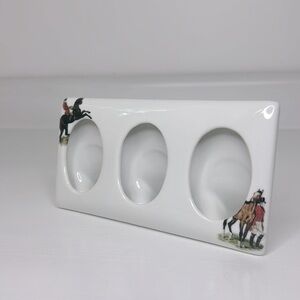 Liette 🐎 Vintage Equestrian Horse Triple Picture Frame Collectible Home Decor